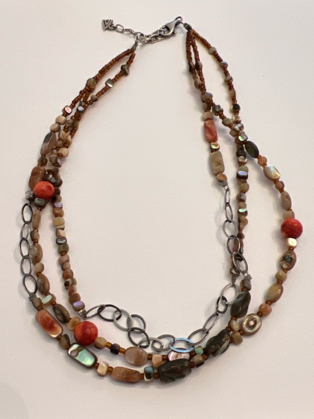 Silpada | Fiesta Coral Shell Necklace